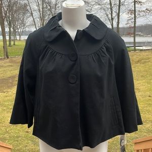 NWT Mossimo cropped swing jacket L